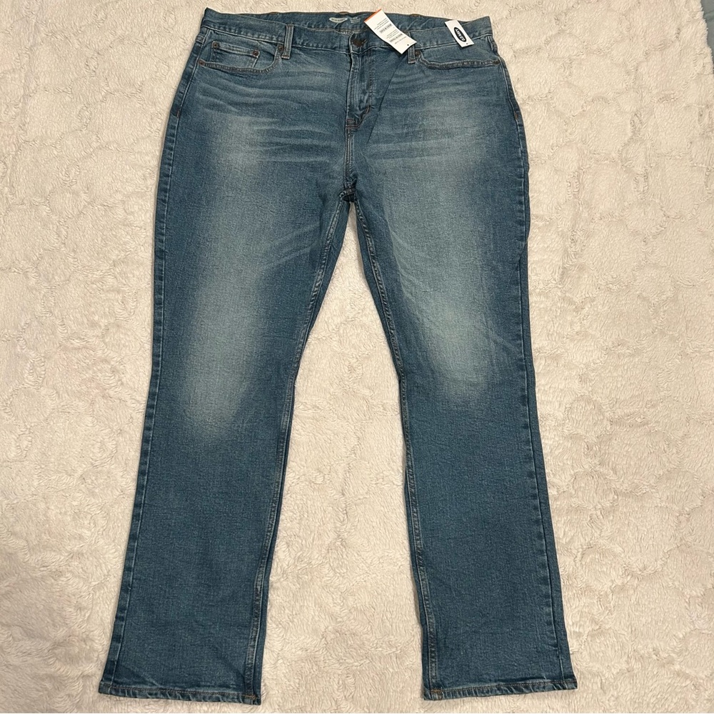 NWT Old Navy Light-wash Flex Slim Jeans 42x32